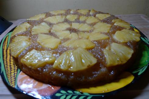 20110416 pineapple unsidedown cake